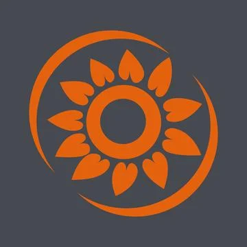 Vector Design Calendula Icon Style Vector Design Sunflower Butter Icon Style Stock Illustration