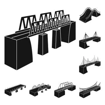 Vector design of construct and side sign. Collection of construct and Stock Illustration