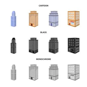 Vector design of construction and building icon. Collection of construction and Ilustración de archivo