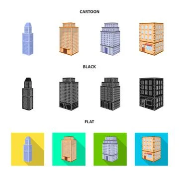 Vector design of construction and building icon. Collection of construction and Ilustración de archivo