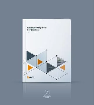Vector design for cover annual report. Brochure or flyer in A4 w Stock Illustration