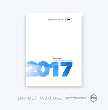Vector design for cover annual report. Brochure or flyer in A4 w イラスト素材