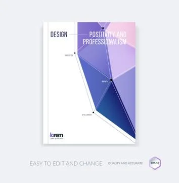Vector design for cover annual report. Brochure or flyer templat イラスト素材