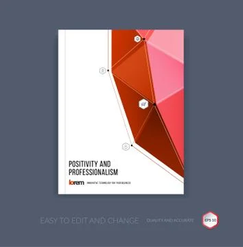 Vector design for cover annual report. Brochure or flyer templat イラスト素材