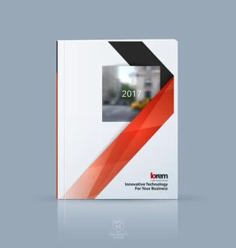 Vector design for cover annual report. Brochure or flyer templat 스톡 일러스트