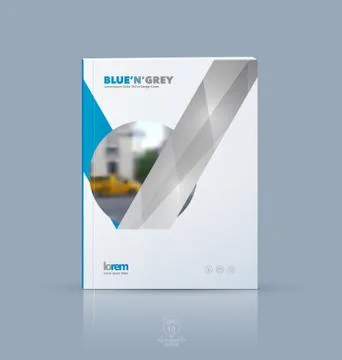 Vector design for cover annual report. Brochure or flyer templat 스톡 일러스트