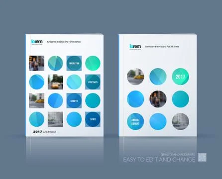 Vector design for cover annual report. Brochure or flyer templat イラスト素材