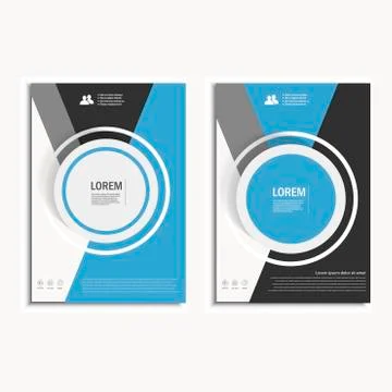 Vector design cover design brochure in A4 size Stock Illustration