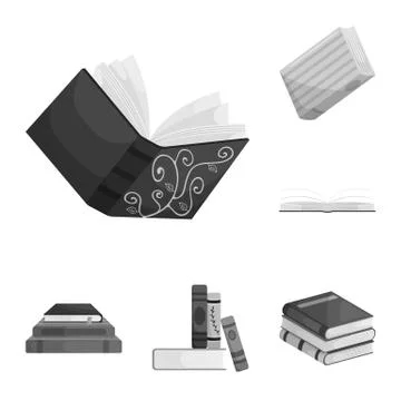Vector design of education and source logo. Set of education and information Stock Illustration