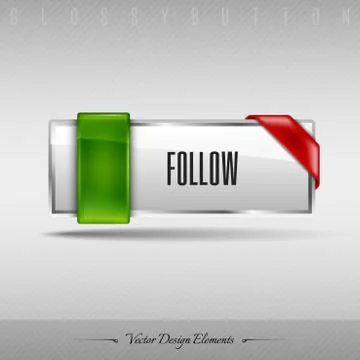 Vector design element. Business web button for website or app. Stock Illustration