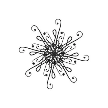 Vector design element on a white background Stock Illustration