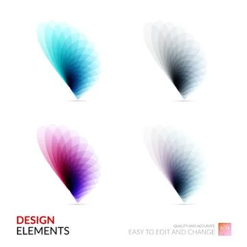Vector Design Elements for graphic layout. Modern Abstract backg 스톡 일러스트