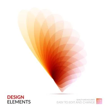 Vector Design Elements for graphic layout. Modern Abstract backg 스톡 일러스트
