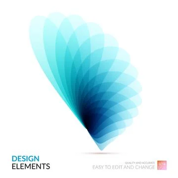 Vector Design Elements for graphic layout. Modern Abstract backg 스톡 일러스트