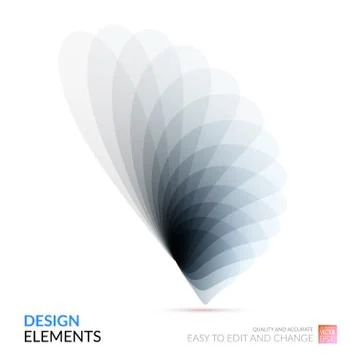 Vector Design Elements for graphic layout. Modern Abstract backg 스톡 일러스트