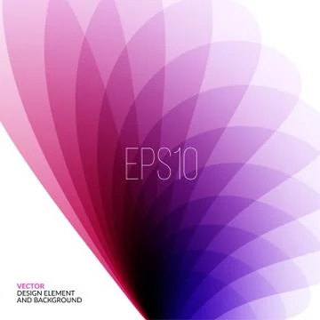 Vector Design Elements for graphic layout. Modern Abstract backg Illustrazione stock