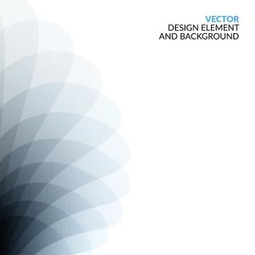 Vector Design Elements for graphic layout. Modern Abstract backg Stock Illustration