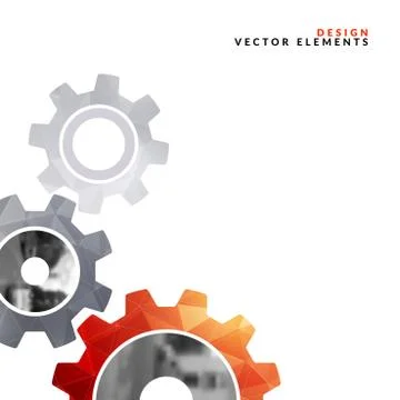 Vector design elements for graphic layout. Modern Abstract backg Stock Illustration