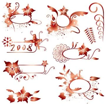 Vector design elements Stock Illustration