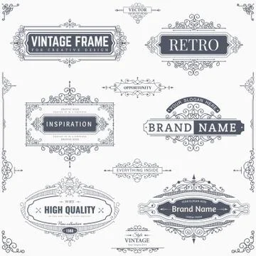 Vector design elements Stock Illustration