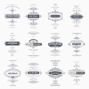 Vector design elements Stock Illustration