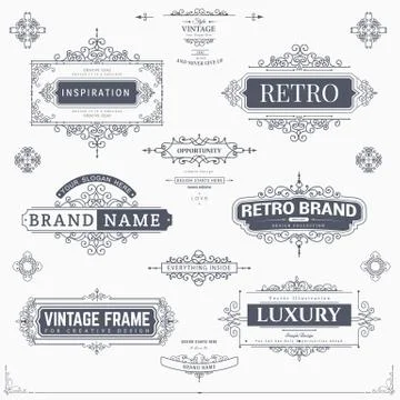 Vector design elements Stock Illustration