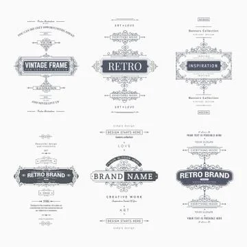 Vector design elements Stock Illustration