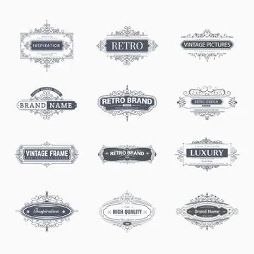 Vector design elements Stock Illustration