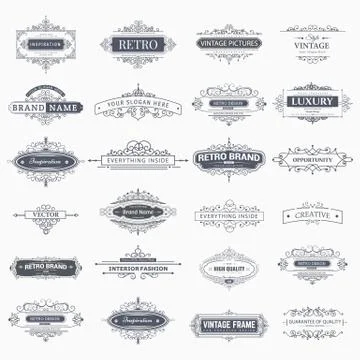 Vector design elements Stock Illustration