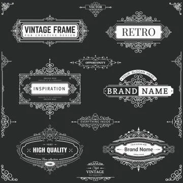 Vector design elements Stock Illustration
