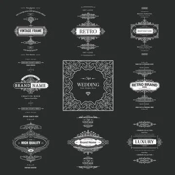 Vector design elements Stock Illustration