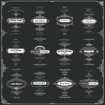 Vector design elements Stock Illustration