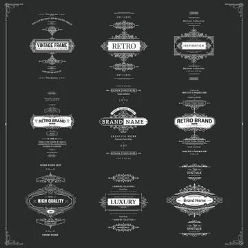 Vector design elements Stock Illustration