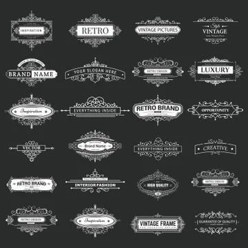 Vector design elements Illustrazione stock