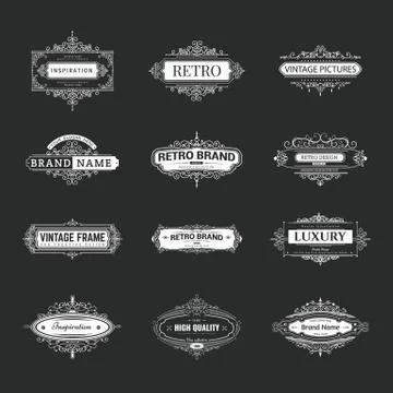 Vector design elements Stock Illustration