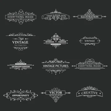 Vector design elements Stock Illustration