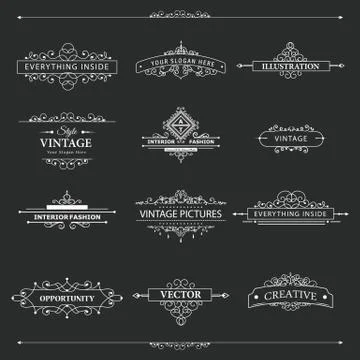 Vector design elements Stock Illustration