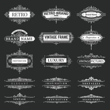 Vector design elements Stock Illustration