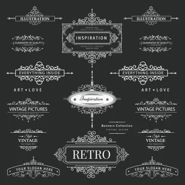 Vector design elements Stock Illustration