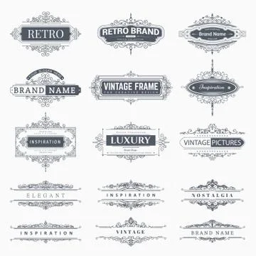 Vector design elements Stock Illustration