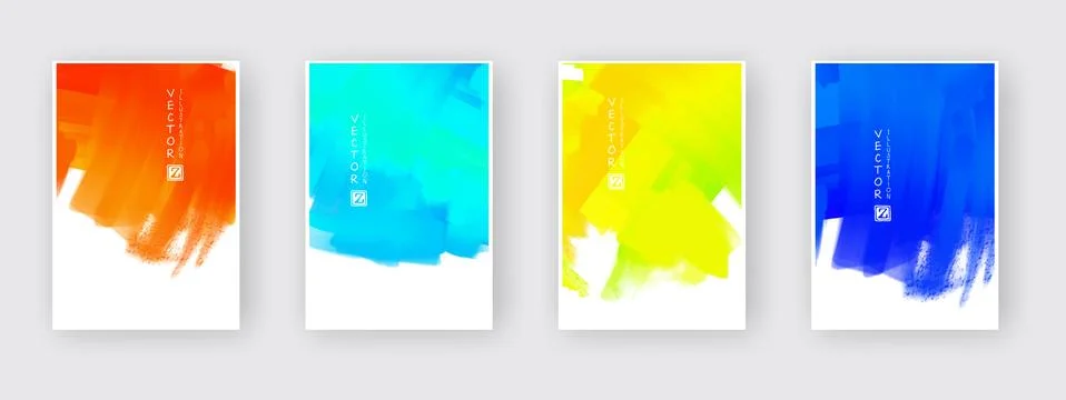 Vector design elements template for business brochure. 스톡 일러스트