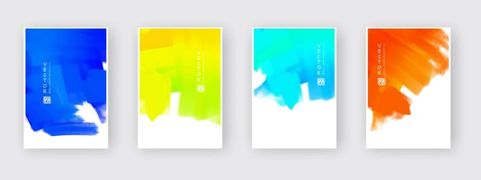 Vector design elements template for business brochure. Stockillustratie