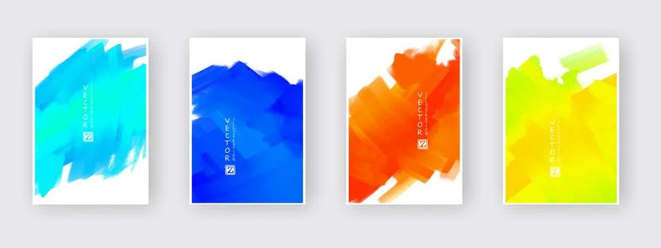 Vector design elements template for business brochure. 스톡 일러스트