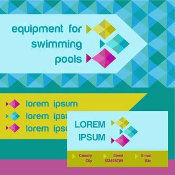 Vector design elements for water, sanitary complexes. Obsludivanie pools, 스톡 일러스트