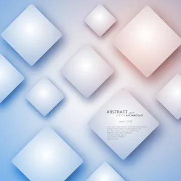 Vector Design - eps10 Overlapping Squares Concept Illustration 스톡 일러스트