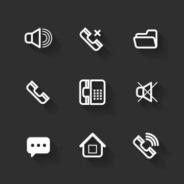 Vector design flat icons Stock Illustration