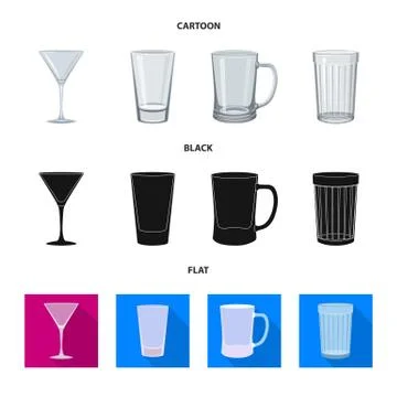 Vector design of form and celebration sign. Set of form and volume stock vector Stock Illustration