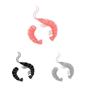 Vector design of fresh and restaurant logo. Set of fresh and marine stock symbol Stock Illustration