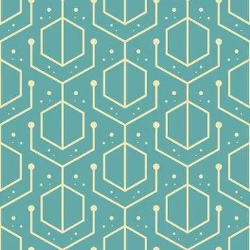 Vector Design of Geometry Patterns with Soft Color. Perfect for Wallpaper, Fa Stock Illustration