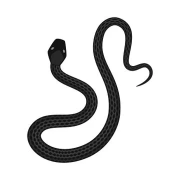 Vector design of harm and bite logo. Collection of harm and reptile vector icon Stock Illustration